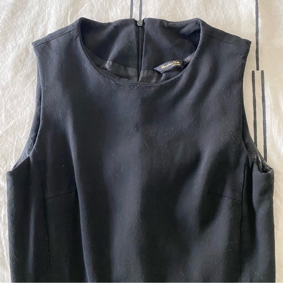 Massimo Dutti black sheath dress - Picture 2 of 4
